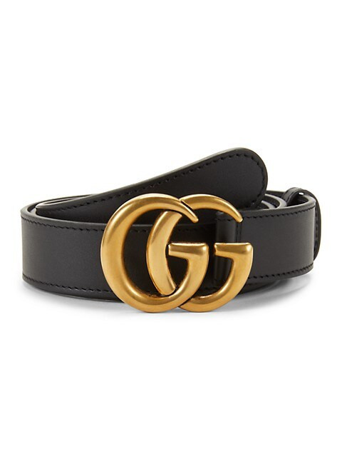 Logo Leather Belt | Saks Fifth Avenue OFF 5TH