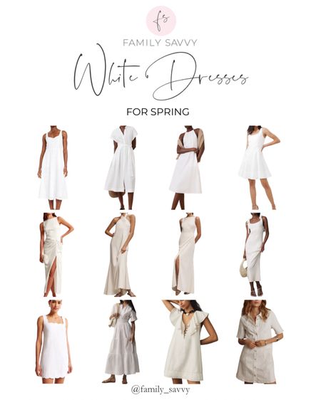 White Dress edit

The perfect white dresses for every occasion 🤍 

#LTKstyletip #LTKwedding #LTKfindsunder100