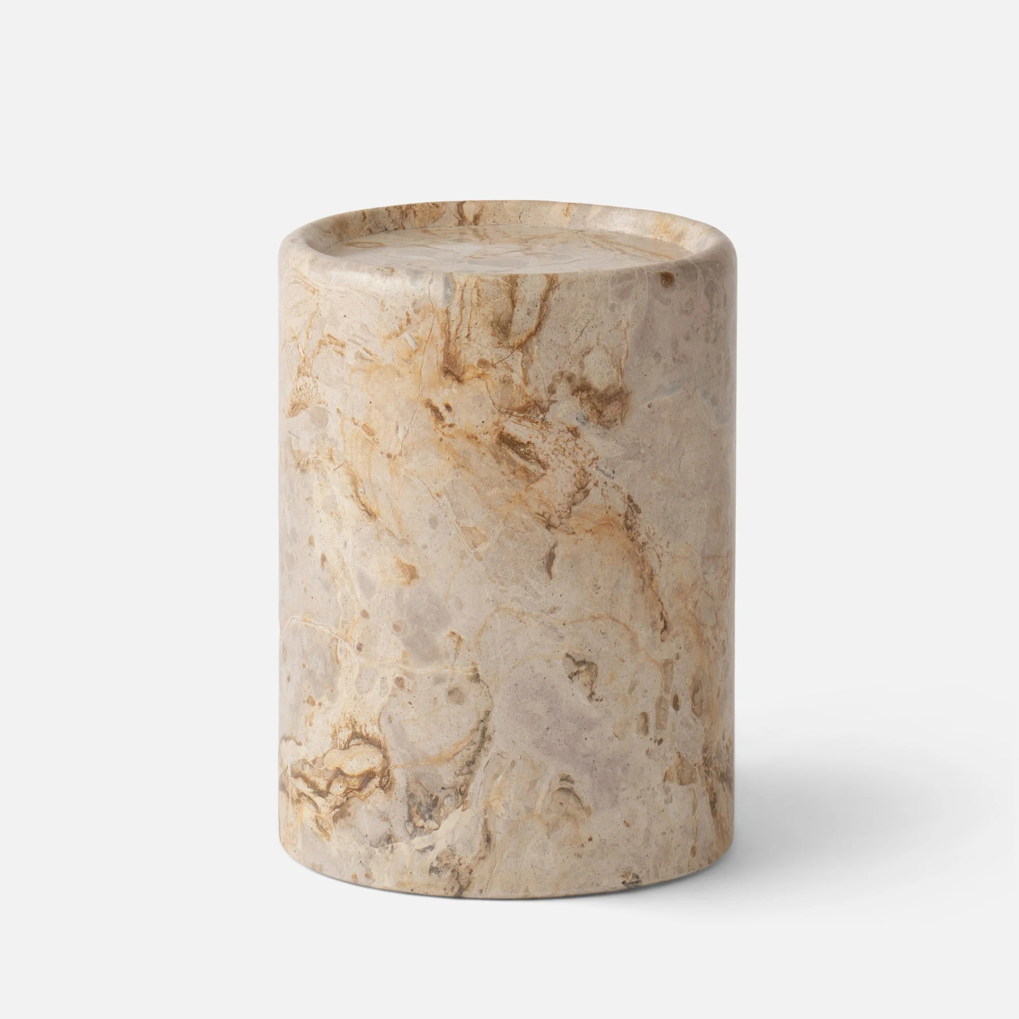 Cylinder Stone Side Table | Schoolhouse