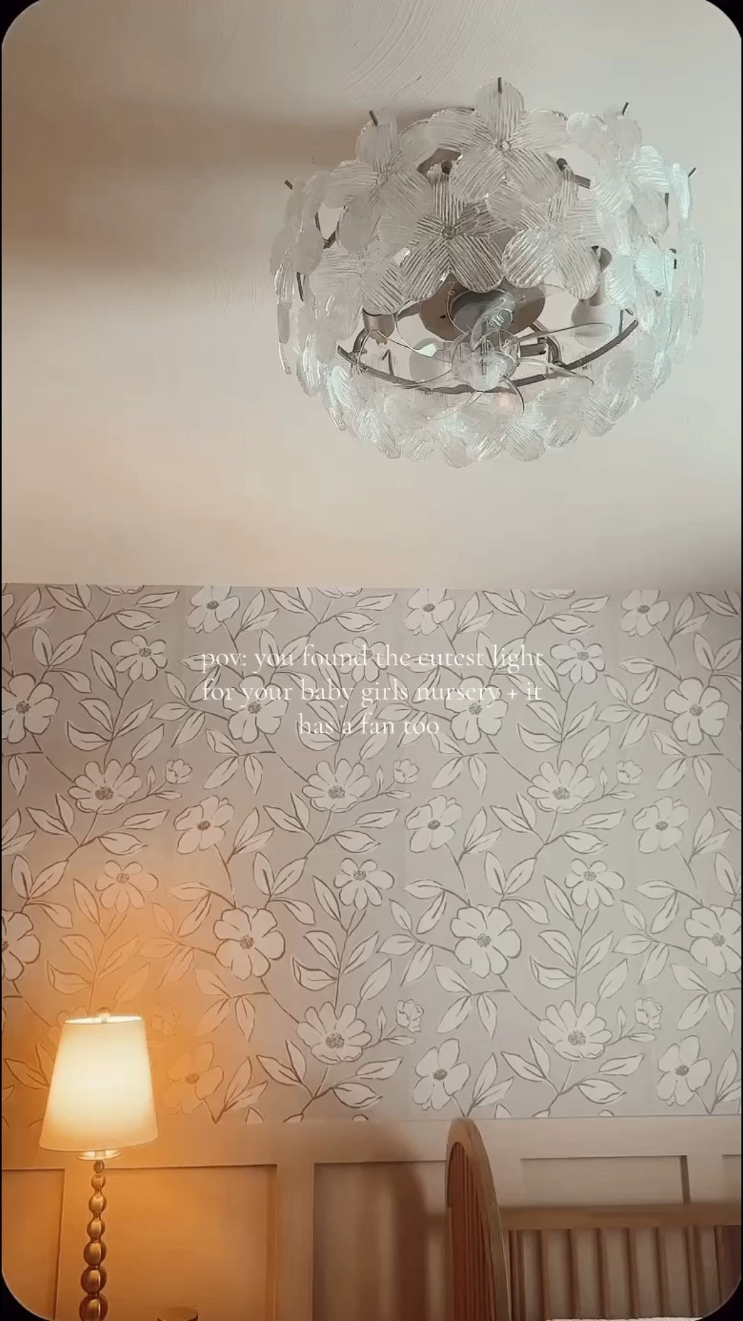 Amazon nursery light on major sale ‼️ the cutest @amazon light fixture - comes with a fan too! A remote also come with the light to adjust brightness, and how high the fan goes! Such a beautiful piece added to the nursery! 



#LTKHome #LTKBaby