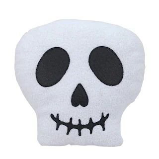 15" White Skull Throw Pillow by Ashland® | Michaels | Michaels Stores