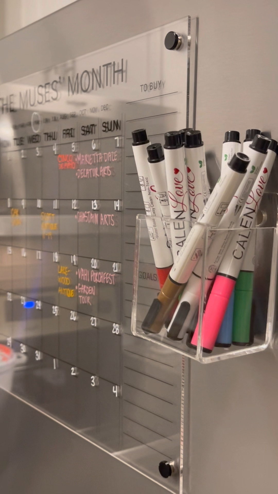 Getting organized for the month ahead with my favorite acrylic calendar✍️ let’s have a productive month! 

#organization #productivity #acryliccalendar

#LTKhome