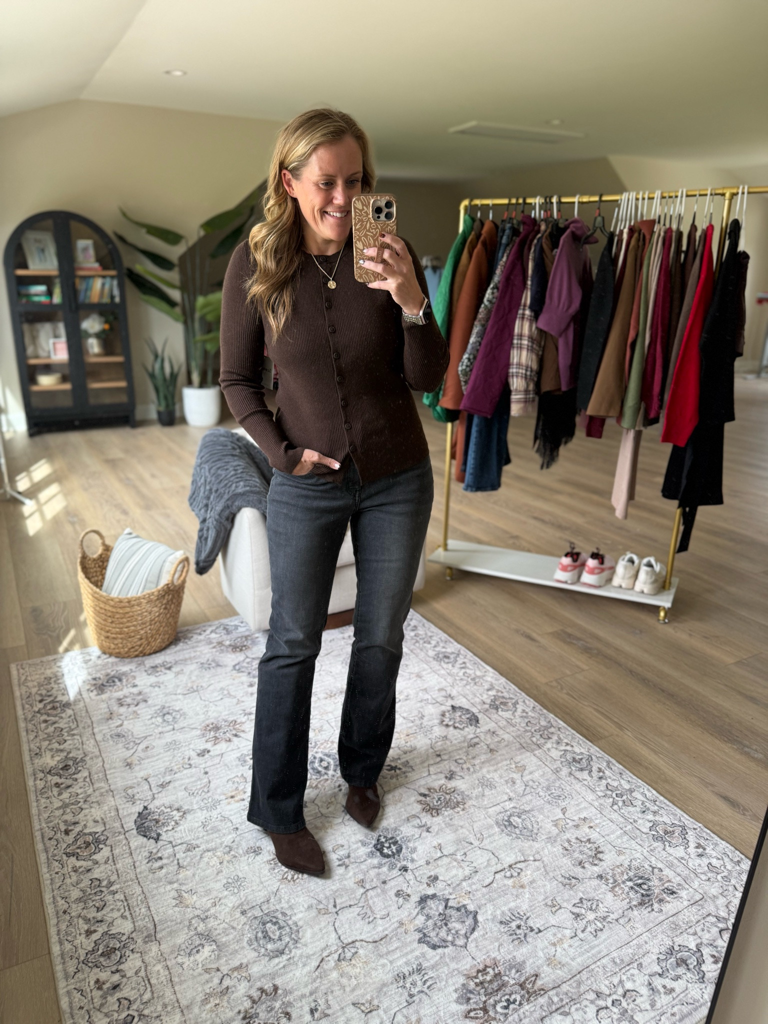 Walmart 
Walmart new arrivals
Walmart fall outfits 
Fall outfits 
Sweater 
Denim 

Everything fits TTS
