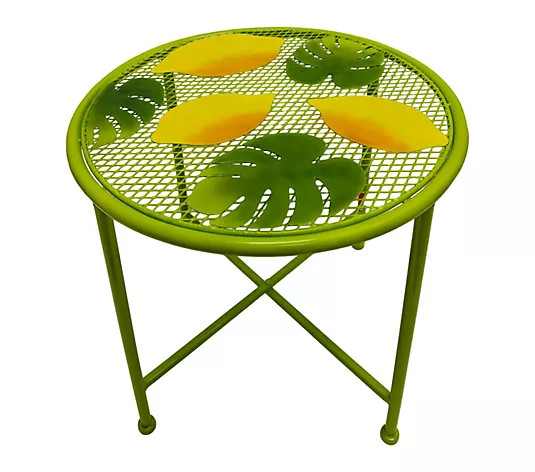 Make Your Selection: Temp-tations Seasonal Metal Bistro Side Table | QVC