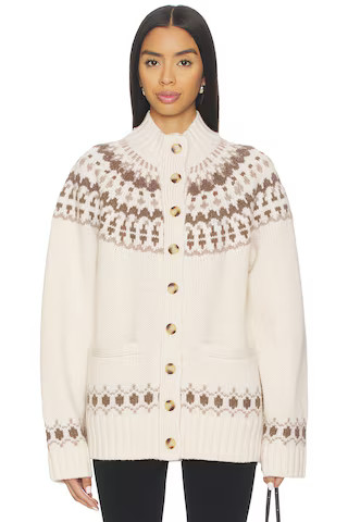 Jen Fair Isle Cardigan in Cream Multi | Revolve Clothing (Global)