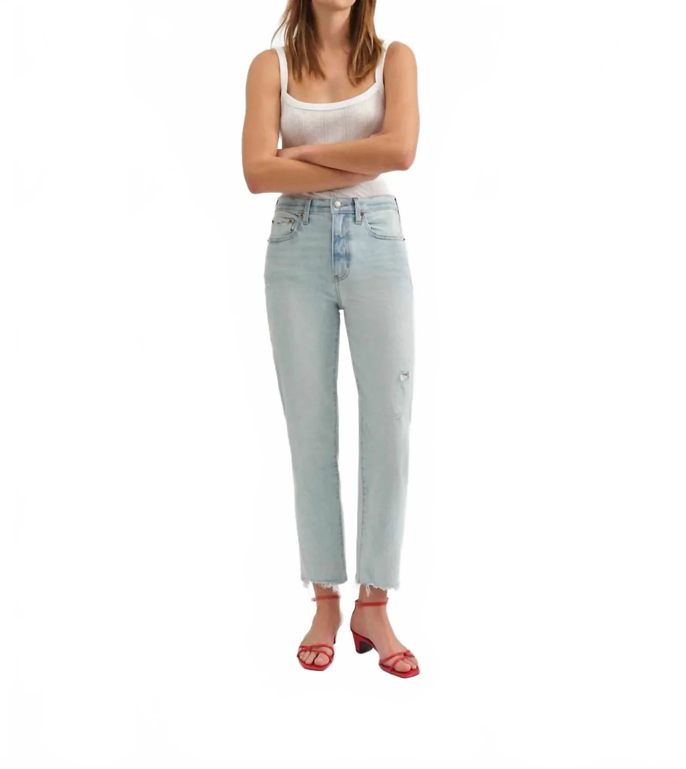 Straight Up Straight Leg Jean In Swoon Vintage | Shop Simon