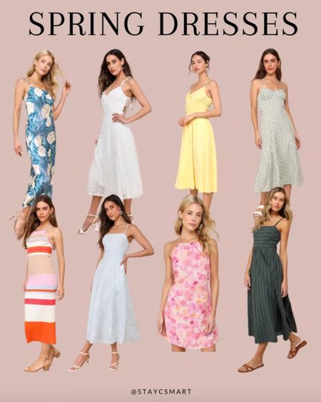 Spring Fashion | Spring dresses | Spring outfit | Dresses for spring | Colorful dresses | Spring finds

#LTKStyleTip #LTKSeasonal #LTKSaleAlert