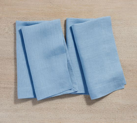 Mason Oversized Linen Napkins - Set of 4 | Pottery Barn (US)