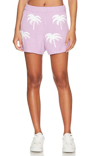 Boardwalk Shorts in Purple Palm | Revolve Clothing (Global)