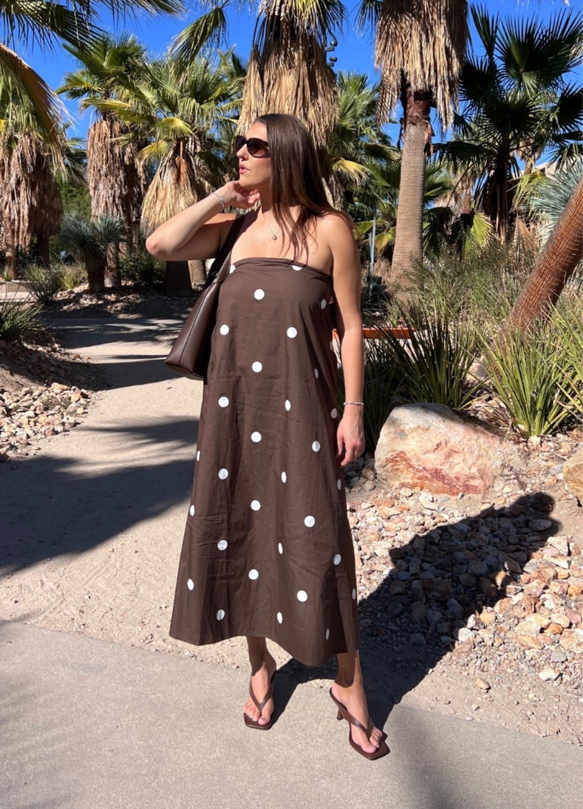 the polka dot dress of summer 🤎

brown polka dot dress, midsize vacation outfit, resort wear outfit, european summer style, chic summer dresses, effortless vacation look, neutral summer fashion, vacation dinner outfit

#LTKMidsize #LTKU #LTKSeasonal