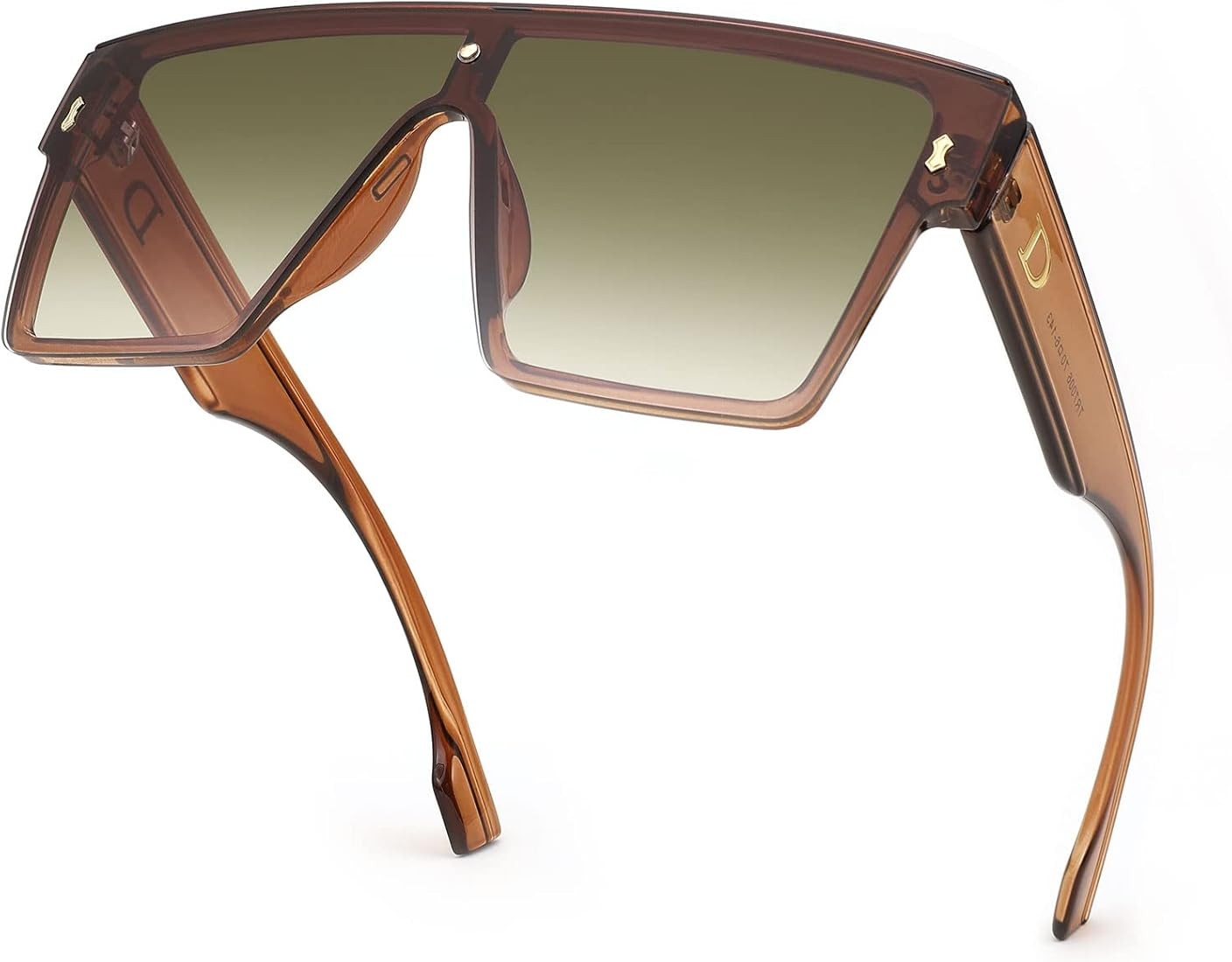 Karsaer Chic Oversized Square Women Men One Piece Sunglasses Fashion Flat Top Large Unisex Sungla... | Amazon (US)