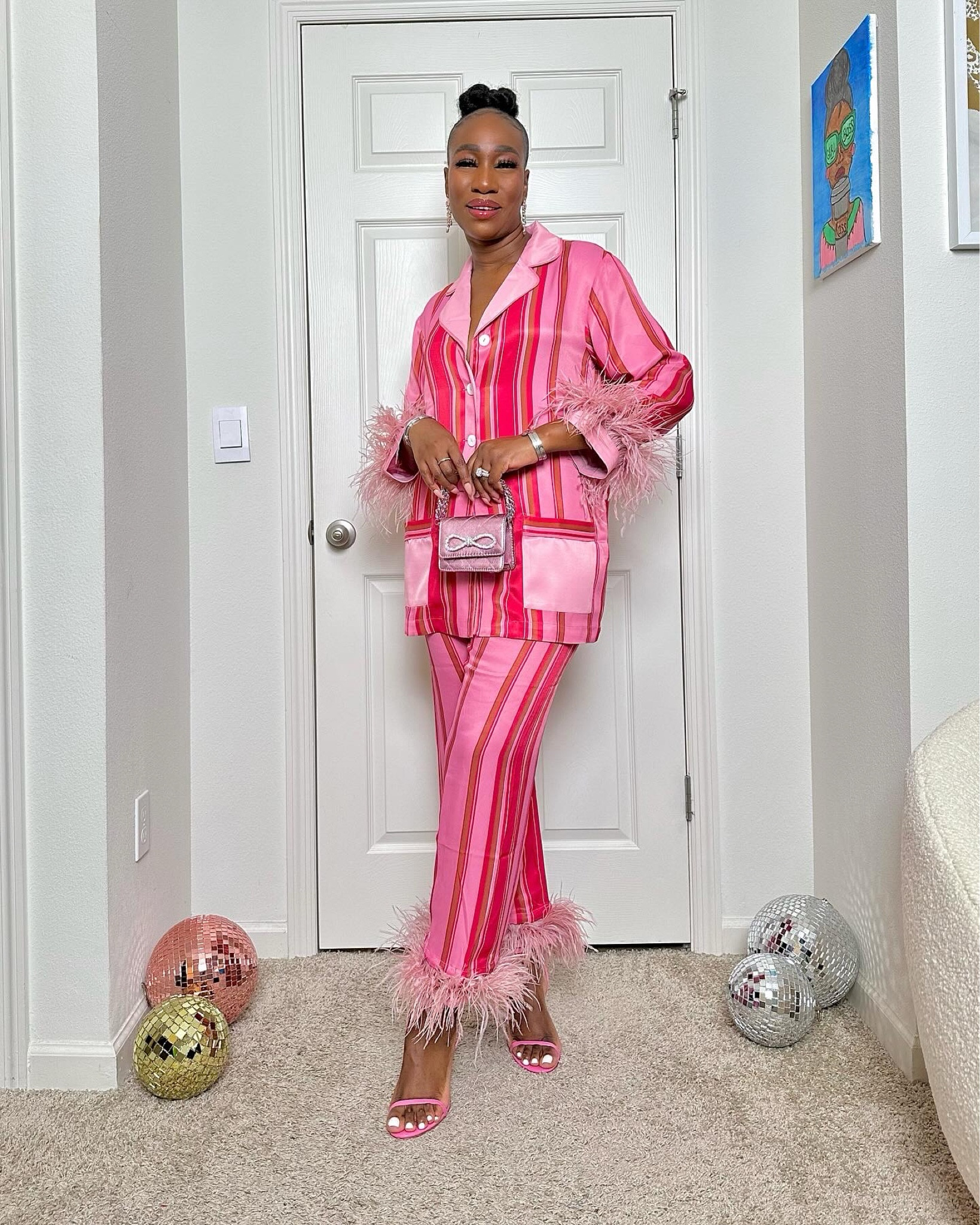 Definitely wearing this pajama set out with some heels. It also makes the perfect gift. 


#LTKSeasonal #LTKHoliday #LTKstyletip