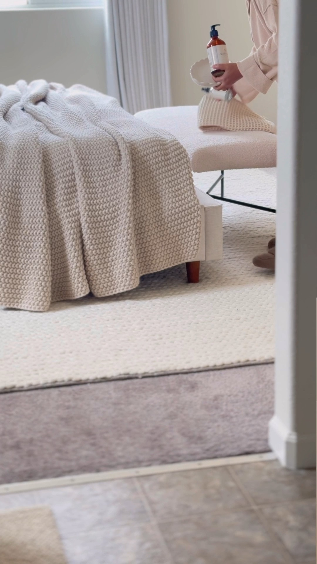 Ready to refresh your bathroom and vanity space?
Check out these affordable finds from Target that add to a neutral, calm, and relaxing vibe: aesthetically pleasing hand soap, a chic wooden stool, a cozy bath mat, a linen shower curtain, a cute hand towel, a handy Q-tip canister, and a scalloped edge tray.
Comment "shop" for the links
#TargetFinds

#LTKHome #LTKSummerEdit #LTKSeasonal