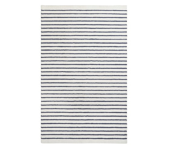 Performance Mini Stripe Rug | Pottery Barn Kids