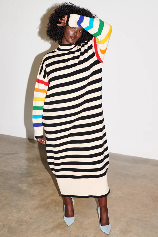 Multi Stripe Harley Knit Dress | Never Fully Dressed US
