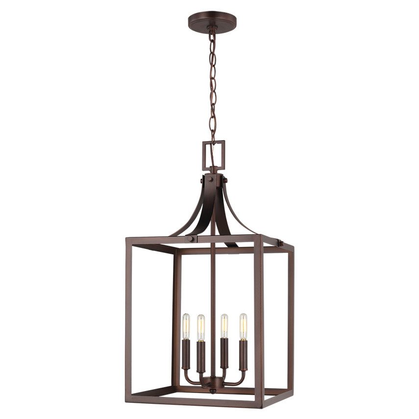 Labette Large Four Light Lantern | Visual Comfort
