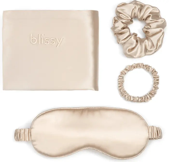 BLISSY Dream 4-Piece Mulberry Silk Set | Nordstrom | Nordstrom