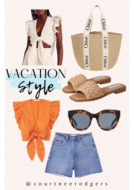 Vacation style 🧡

Vacation, spring break, spring style, denim shorts, Abercrombie, straw tote, sandals 

#LTKshoecrush #LTKsalealert #LTKtravel