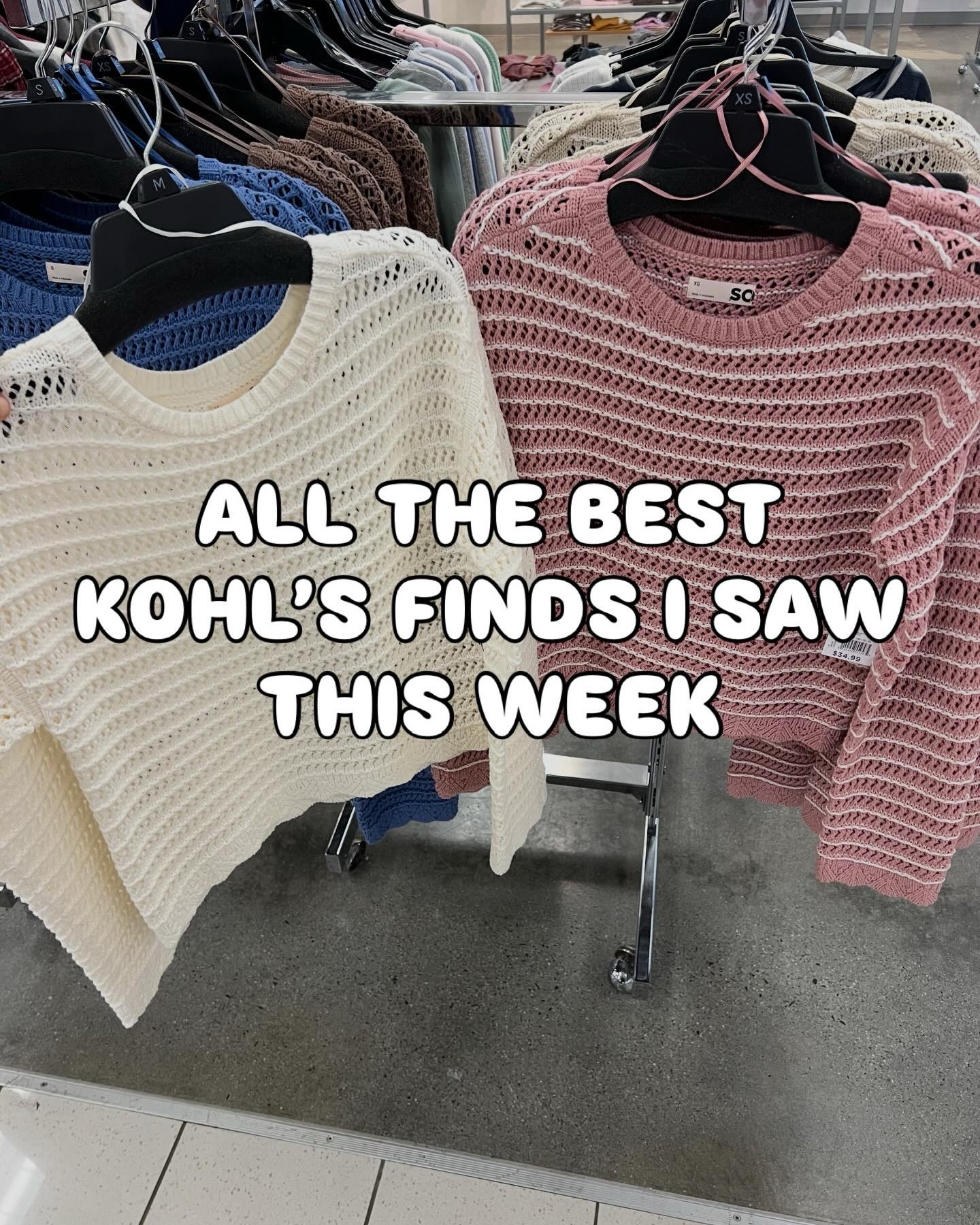 All the best new spring arrivals at Kohl’s! Click a product to see all the different colors available (the blue jeans will take you to the white jean product page). #kohlsfinds 