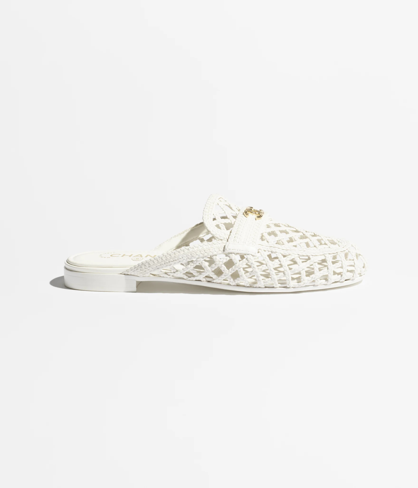 Mules - Lambskin, white — Fashion | CHANEL | Chanel, Inc. (US)