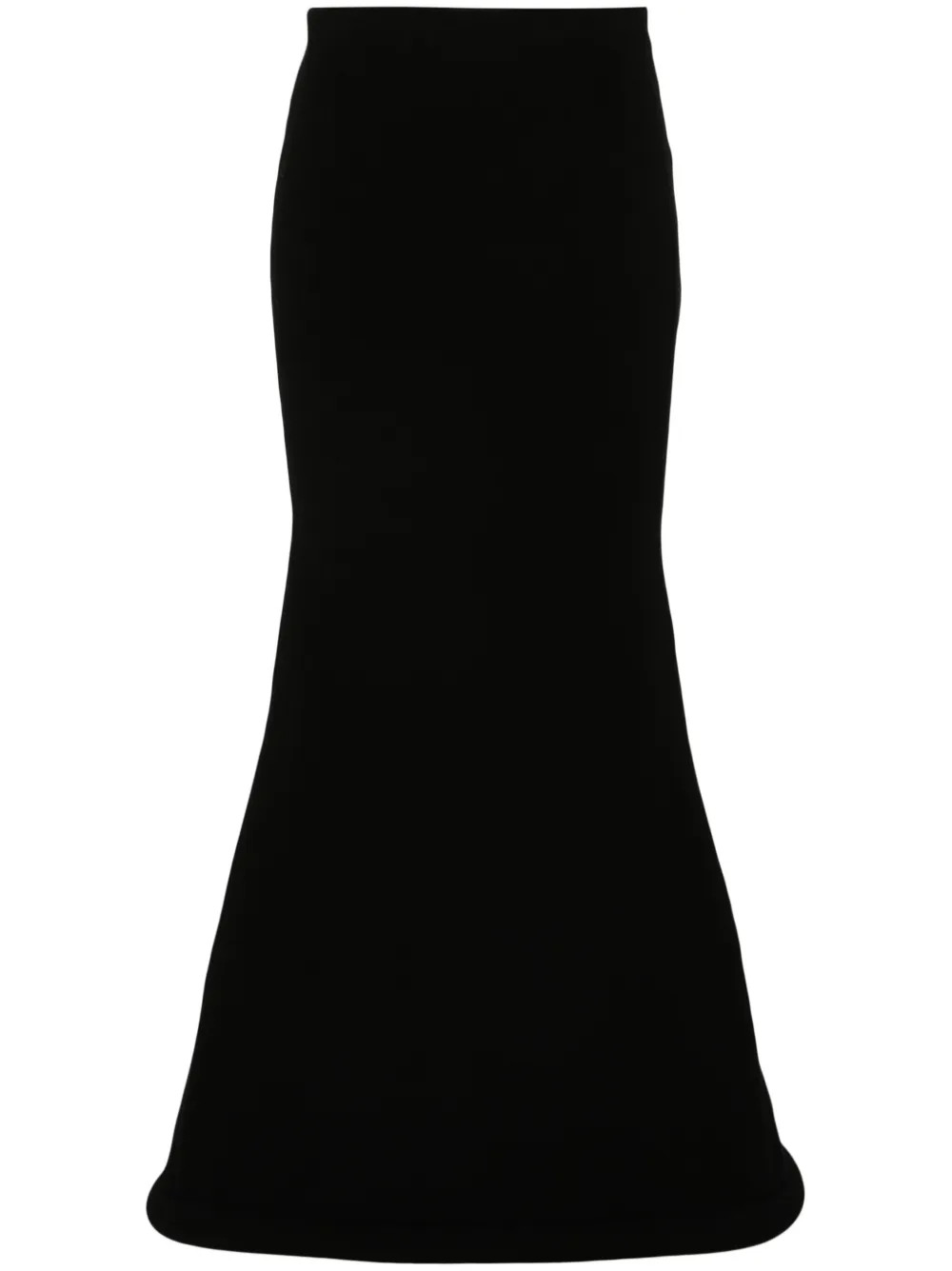 Jean Paul Gaultier 3D Knitted Maxi Skirt | Black | FARFETCH | Farfetch Global