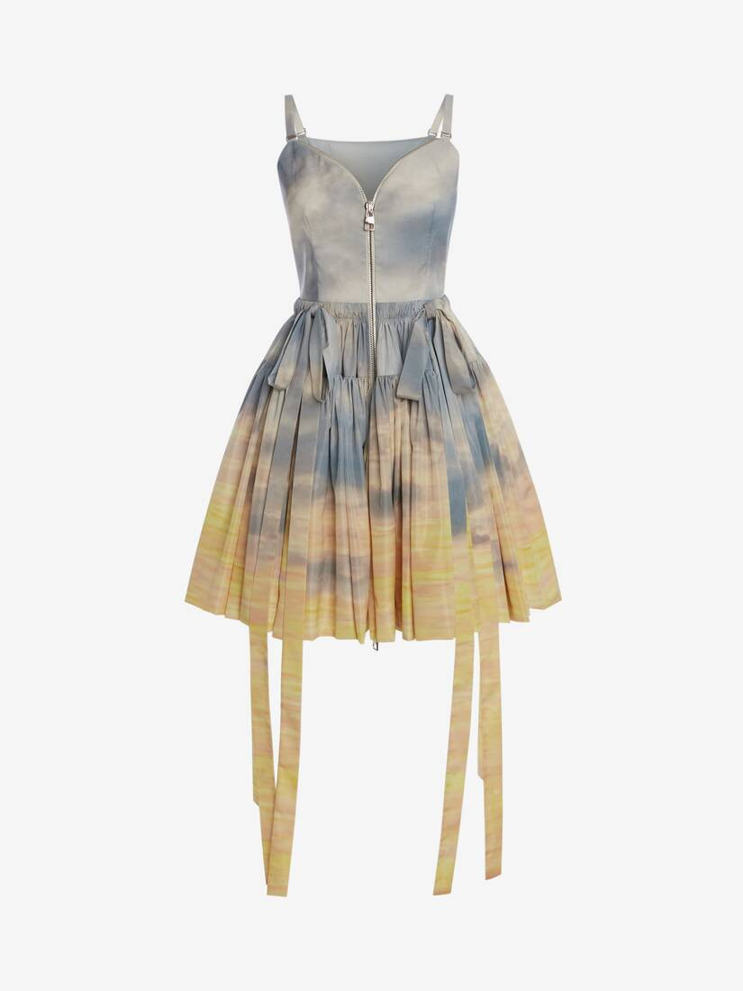 Daybreak Gathered Mini Dress | Alexander McQueen