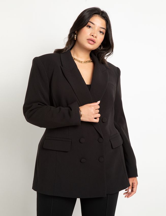 Strong Shoulder Blazer | Eloquii