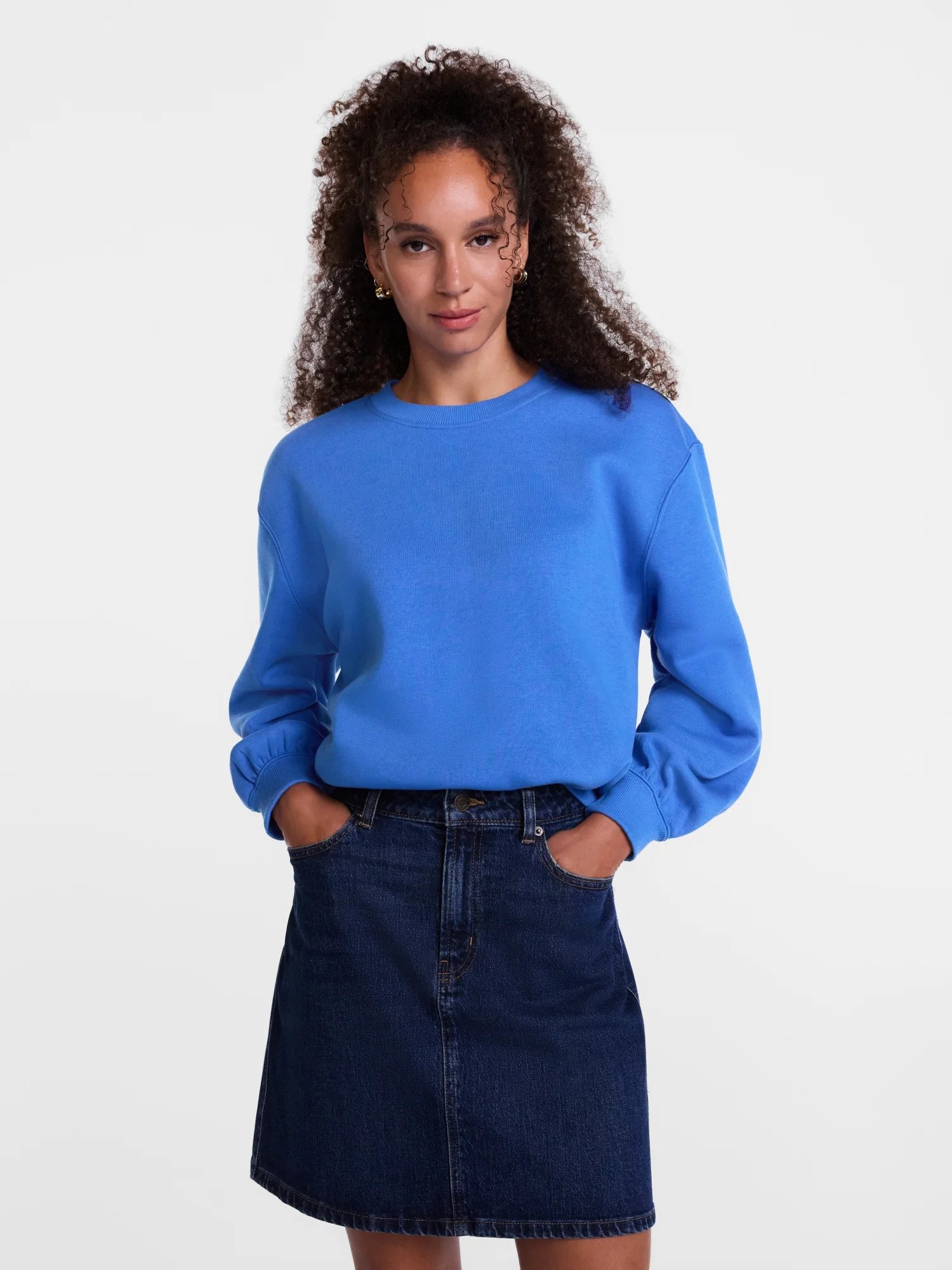 Scenario Women's and Women's Plus Crewneck Sweatshirt, Sizes XS-4X | Walmart (US)