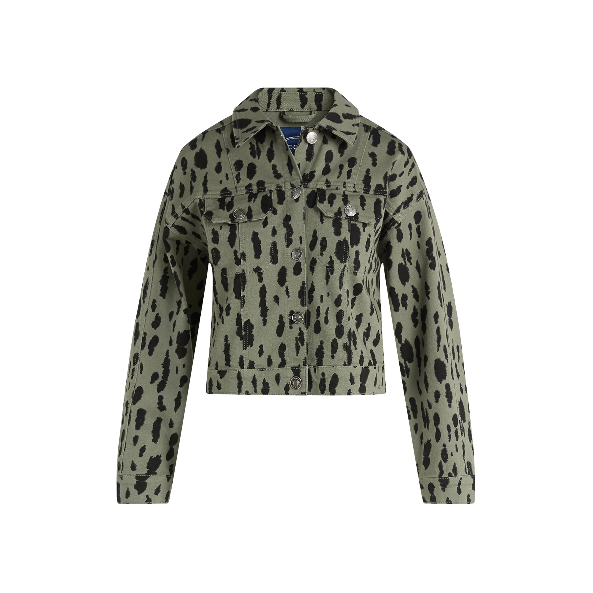 Scoop Women's and Women’s Plus Cropped Denim Trucker Jacket, Sizes XS-4X | Walmart (US)