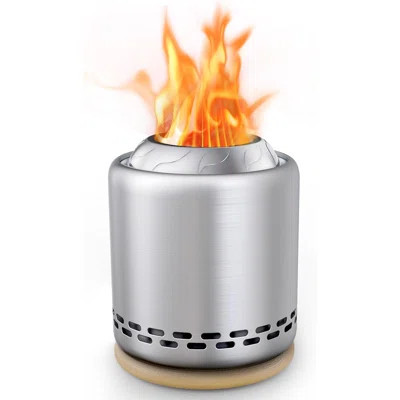 Tabletop Fire Pit with Stand 7.9 x 6.1 in, Smokeless Firepit Camping Outdoor Table Top Firepit for Urban & Suburbs with Portable Travel Bag, Fueled by | Wayfair North America