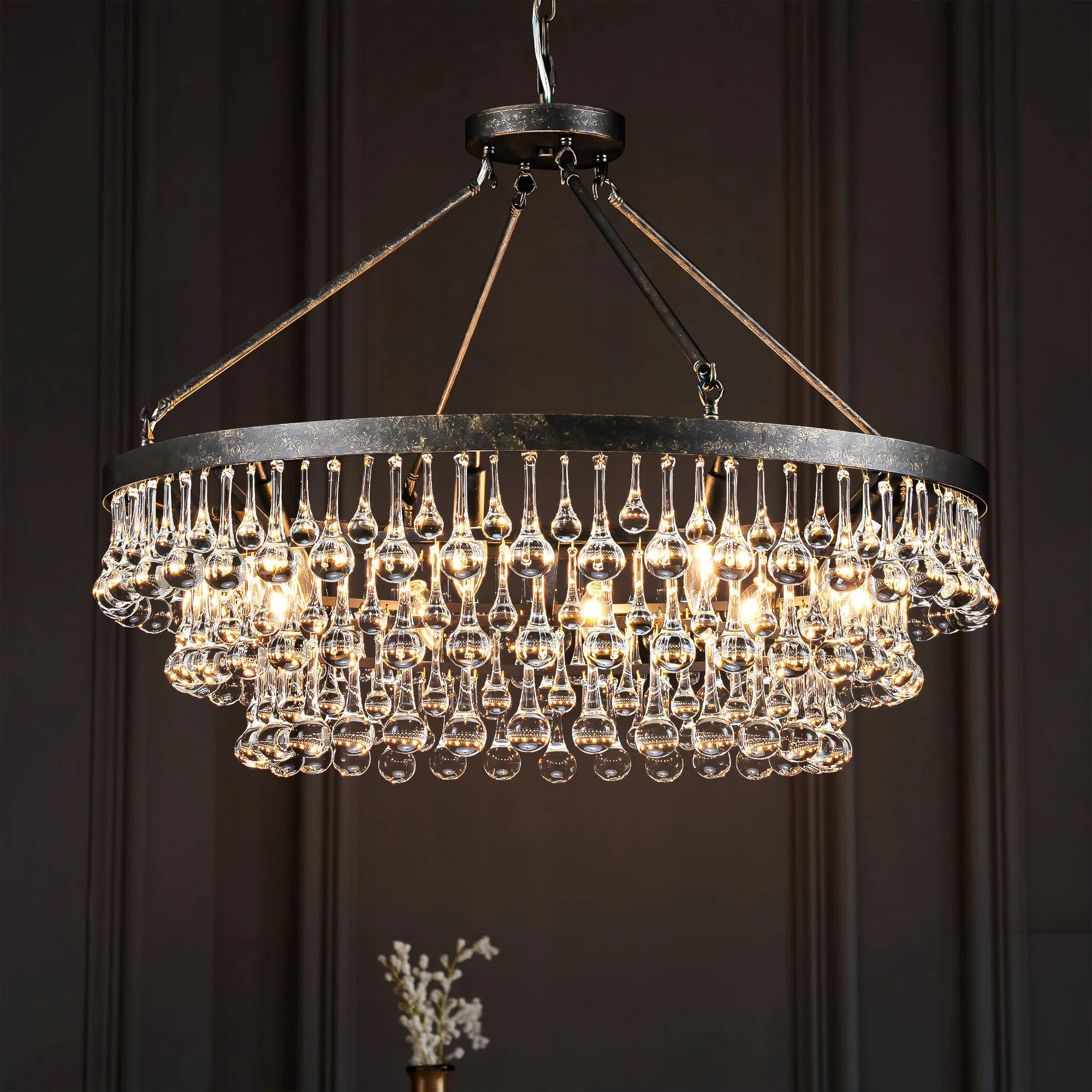 Alissya 10 - Light Dimmable Tiered Chandelier | Wayfair North America