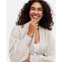 Sunshine Soul Cream Cable Knit Long Cardigan New Look | New Look (UK)
