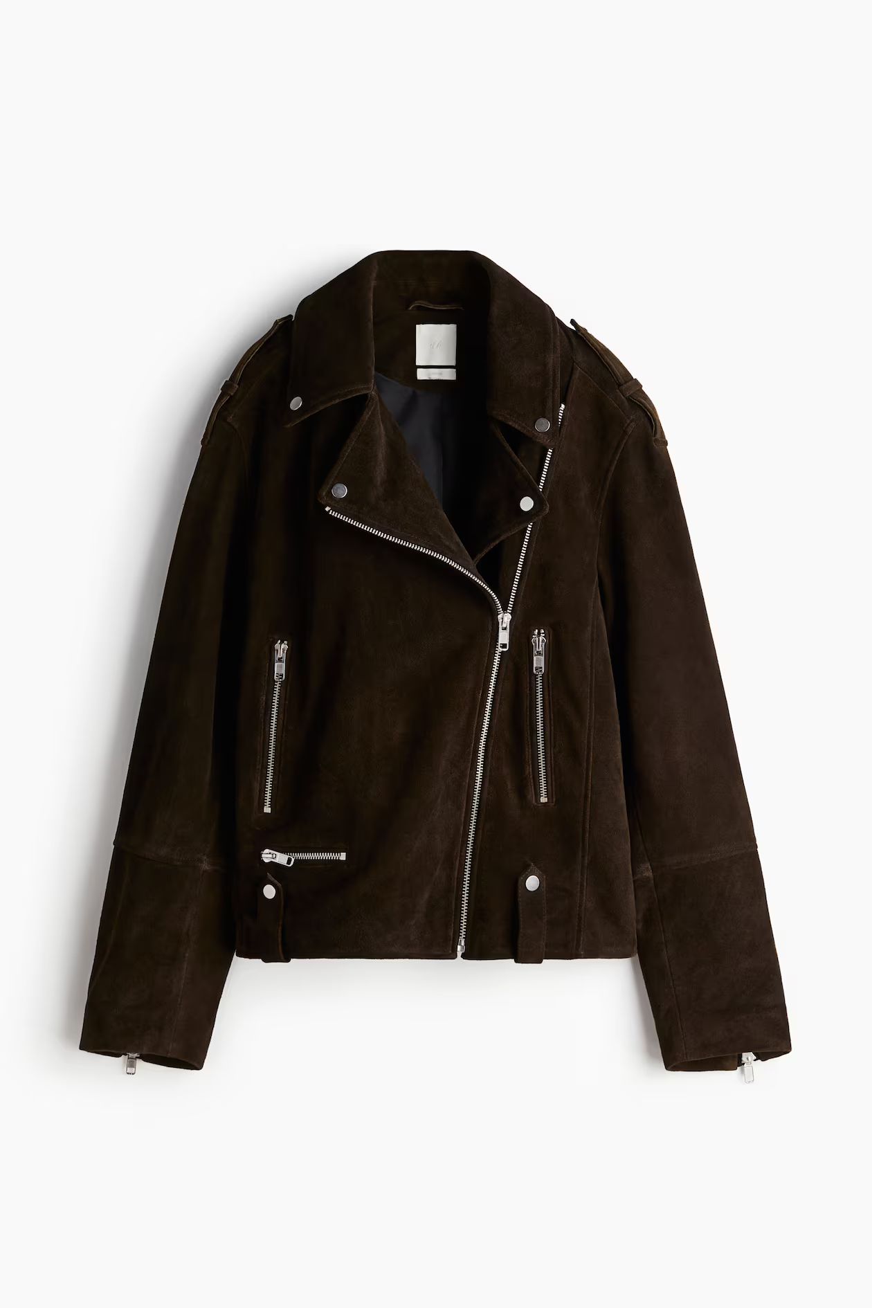 Leather biker jacket | H&M (UK, MY, IN, SG, PH, TW, HK)