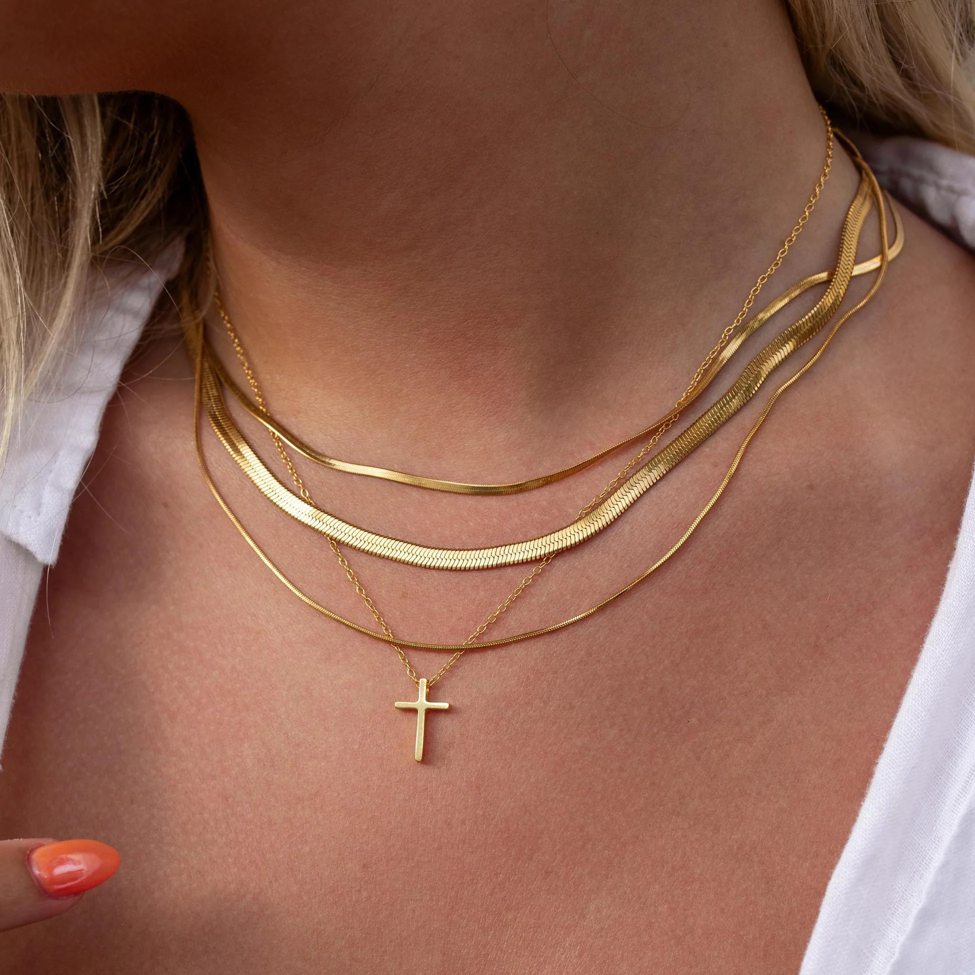Cross Necklace Gold | ALCO Jewelry