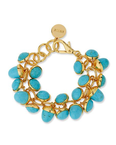 NEST Jewelry Turquoise Charm Bracelet | Neiman Marcus