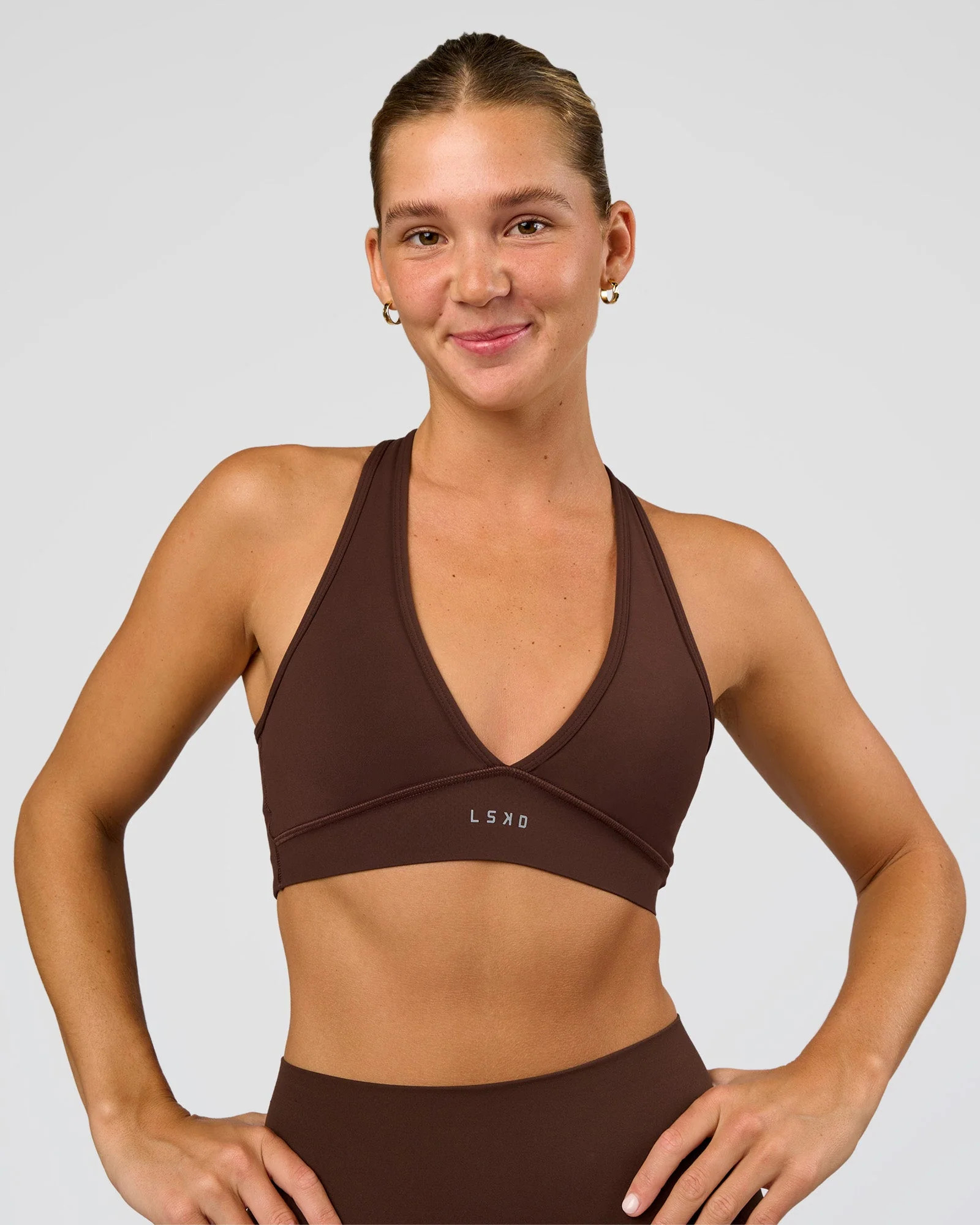 Stamina Sports Bra - Hot Chocolate | LSKD | LSKD