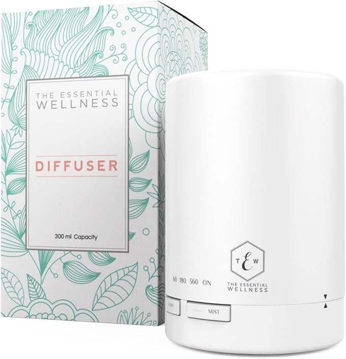 Essential Oil Diffuser Humidifier (300 ml) BPA Free Air Diffusers for Essential Oils - Light Ther... | Amazon (US)