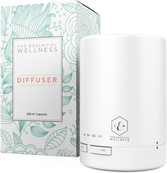 Essential Oil Diffuser - Diffusers for Essential Oils - Aroma Diffuser with Timer - BPA Free - Au... | Amazon (US)