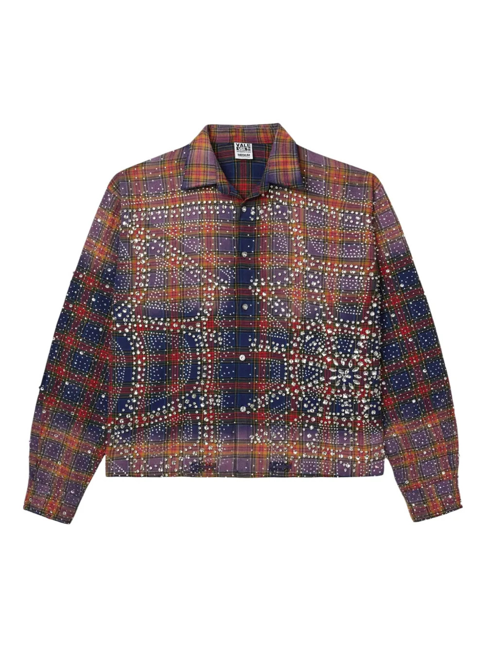 Fever flannel long-sleeve shirt | Farfetch Global