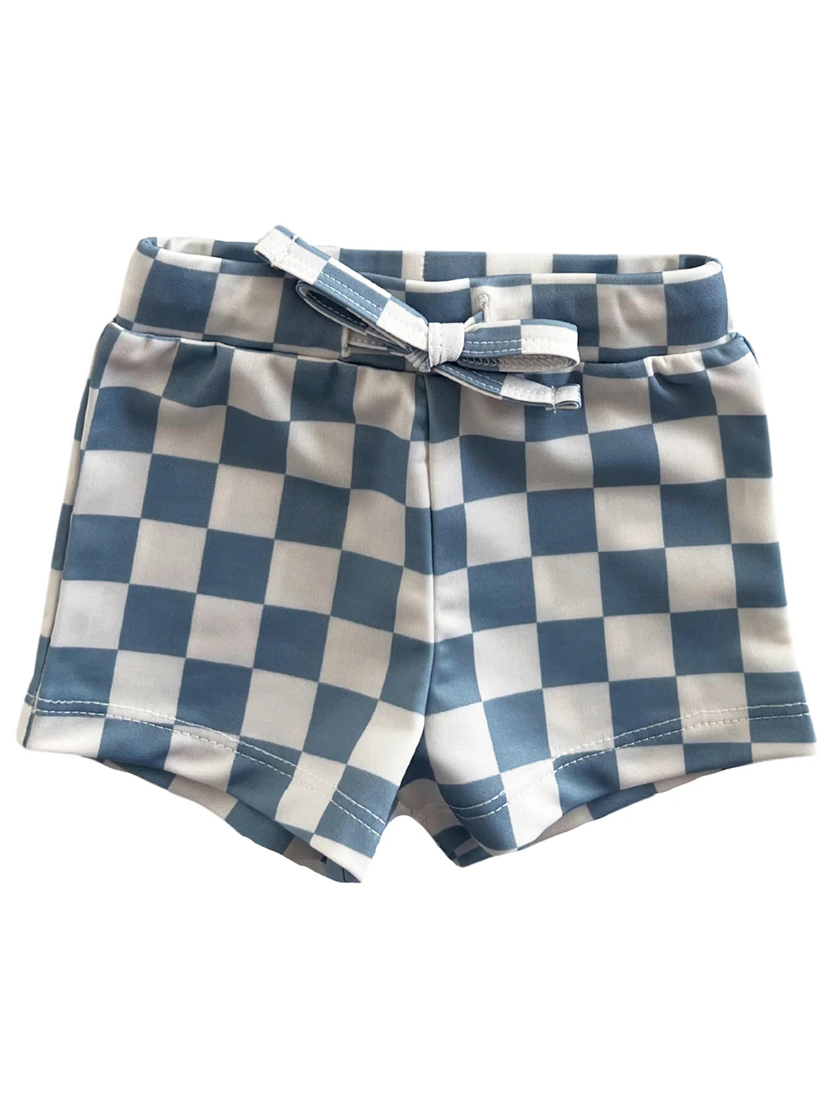 Blueberry Muffin Checkerboard / Riviera Swim Short / UPF 50+ | SpearmintLOVE
