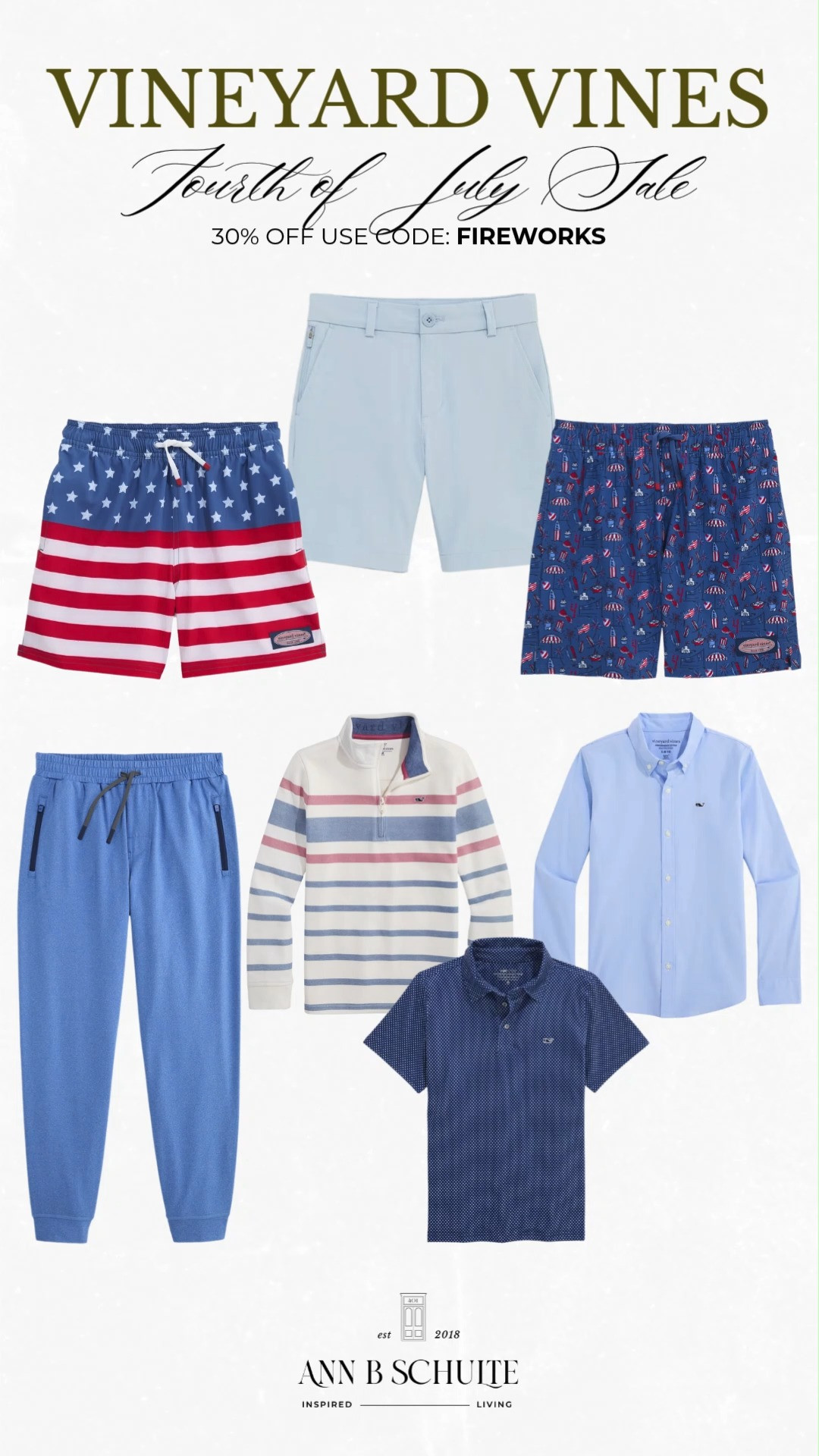 Vineyard Vines Fourth of July sale is bringing classic coastal style to the holiday with 30% off everything using code FIREWORKS. 🌊🛍️ #VineyardVines #FourthOfJulySale #CoastalStyle #SummerFashion #PreppyStyle #HolidayOutfits #ClassicStyle #VacationWear #LTKsale #KidsFinds 

 #LTKSaleAlert #LTKKids