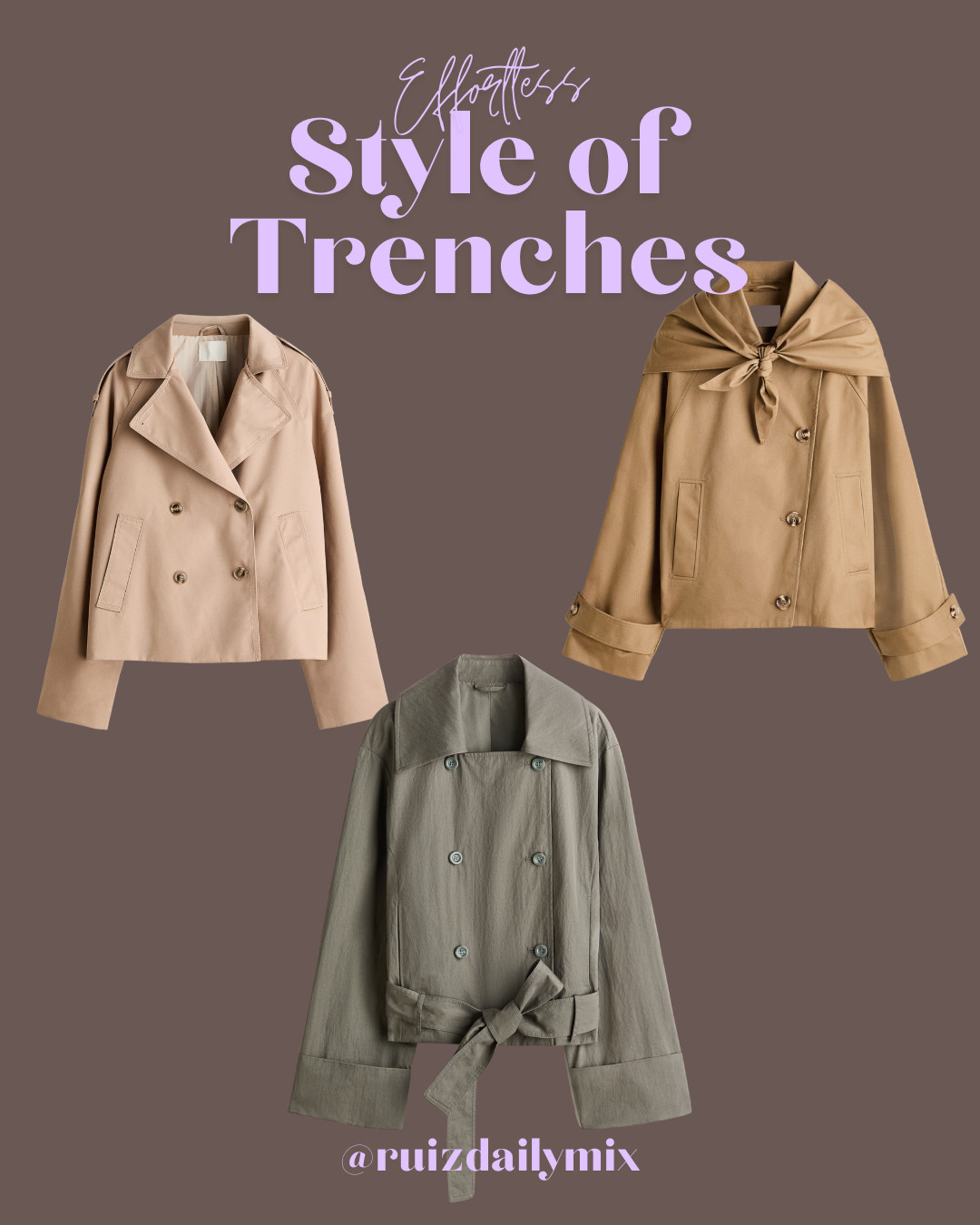 Add one of these Chic trench coats to your wardrobe for an effortless style 

 #over45outfit #LTKootd #LTKOver40 #LTKWorkwear