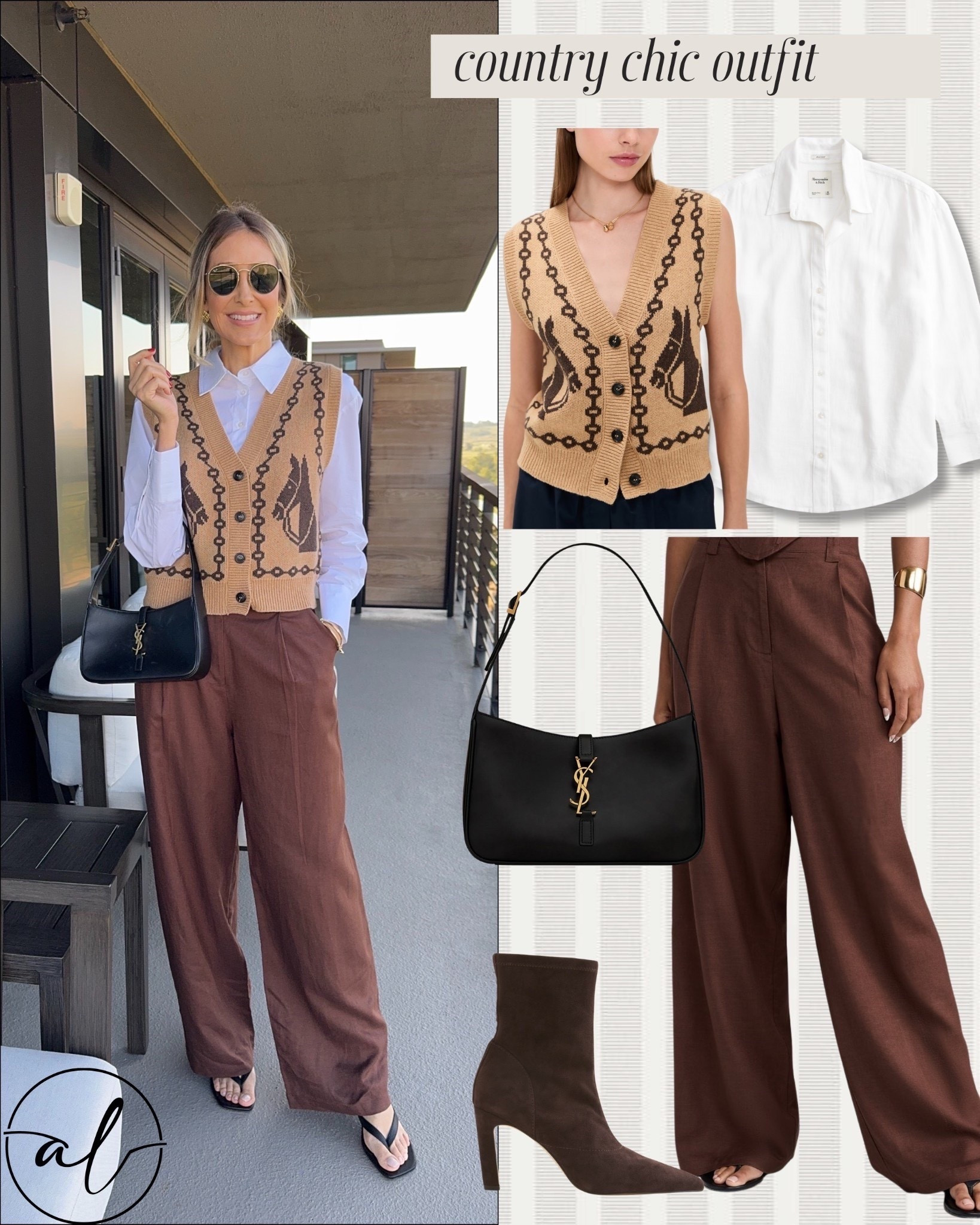 Country chic fall outfit! Love the brown colors and details of this look. Fits true to size and I’m wearing size small. 



#LTKStyleTip #LTKU #LTKSeasonal