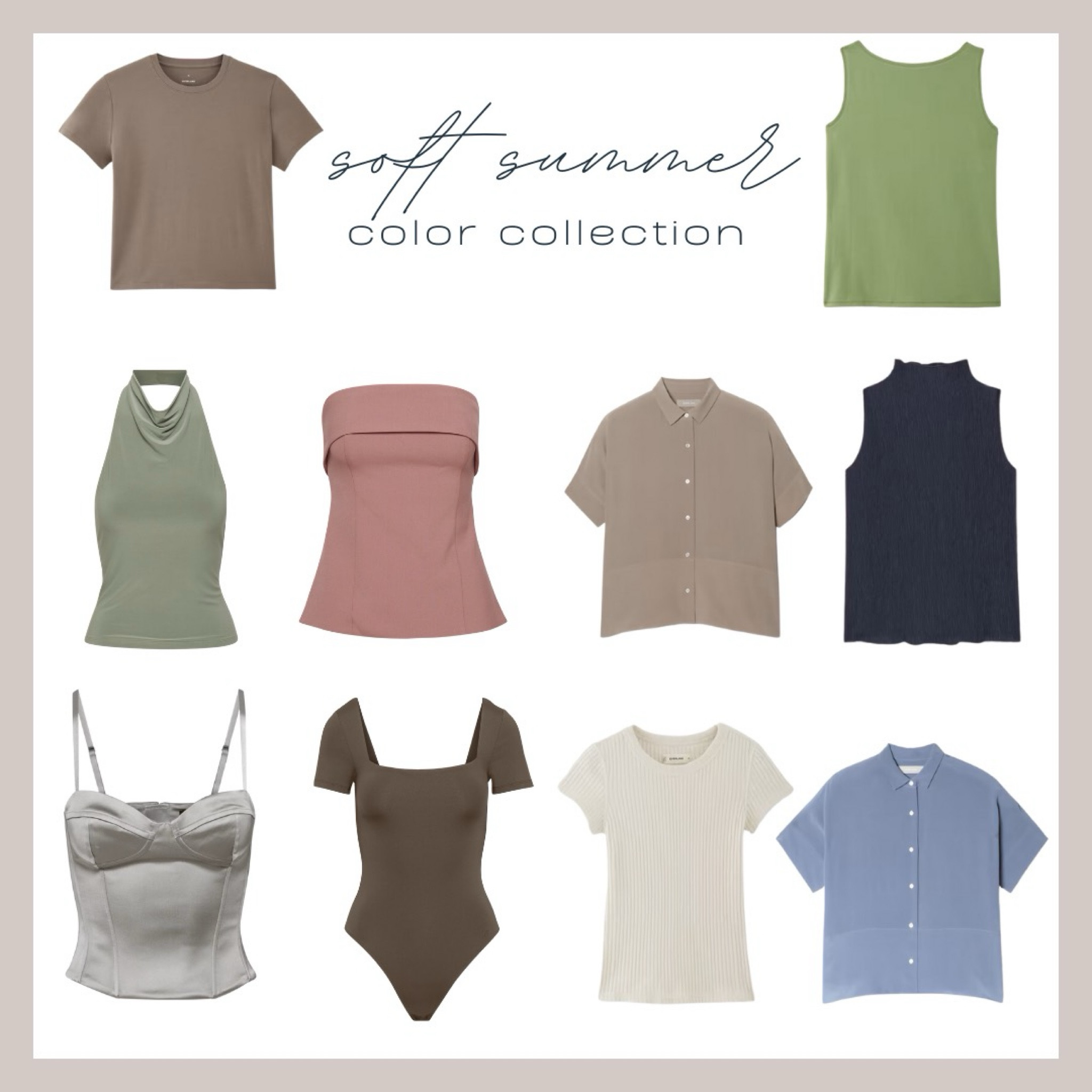 Soft Summer Tops!

#softsummerwardrobe #softsummertops #softsummercolor #softsummer

#LTKStyleTip #LTKSaleAlert #LTKFindsUnder100