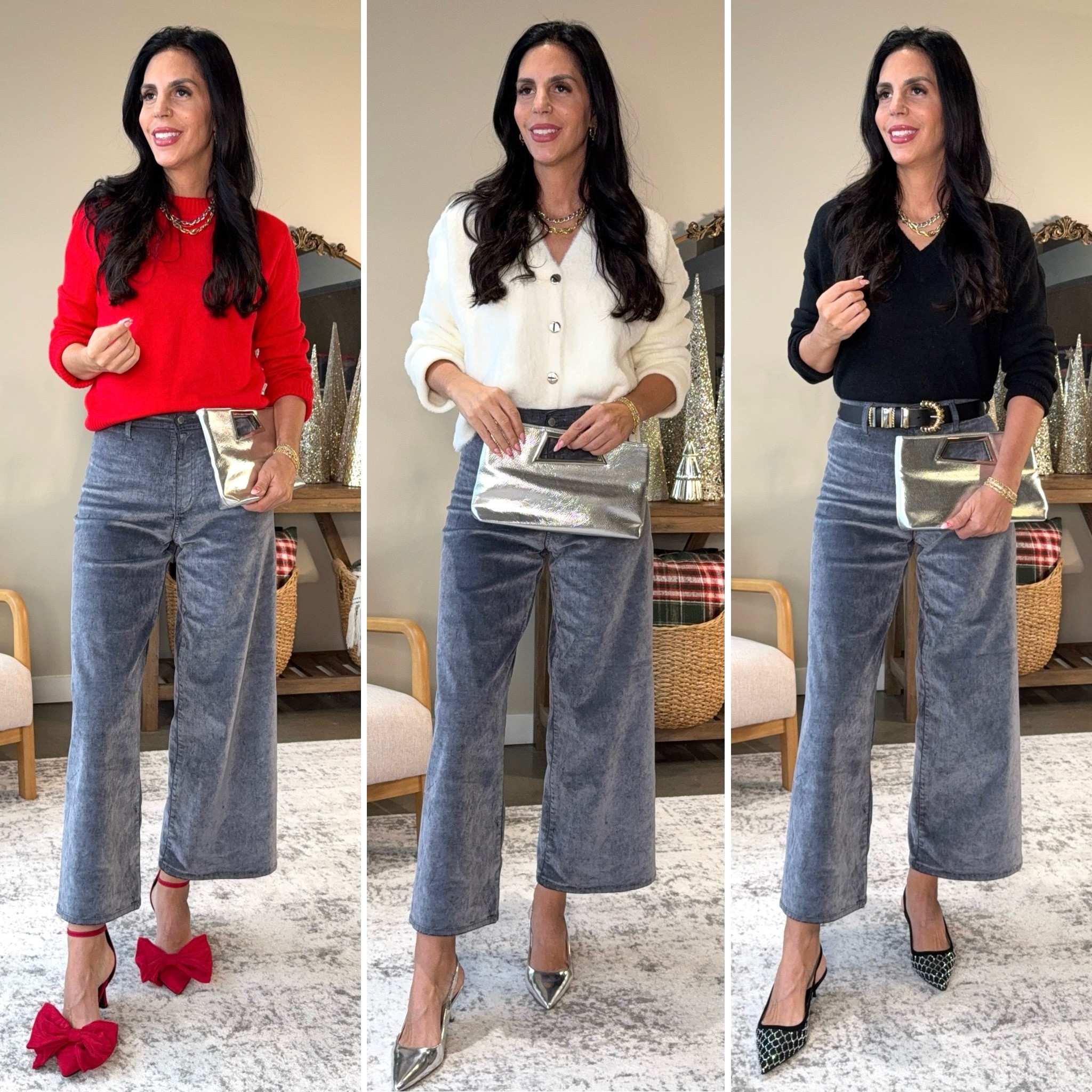 30% off 
Target viral wide leg ankle pants now in great!  
Size up 
Tops are all a small 


#LTKParties #LTKFindsUnder50 #LTKHoliday

#LTKU #LTKParties #LTKHoliday

#LTKSaleAlert #LTKOver40
