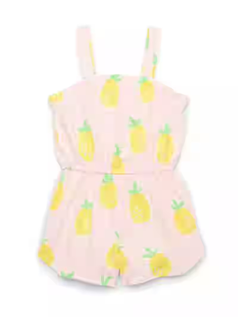 365 Kids from Garanimals Girls Mix and Match Elevated Romper, Sizes 4-10 | Walmart (US)