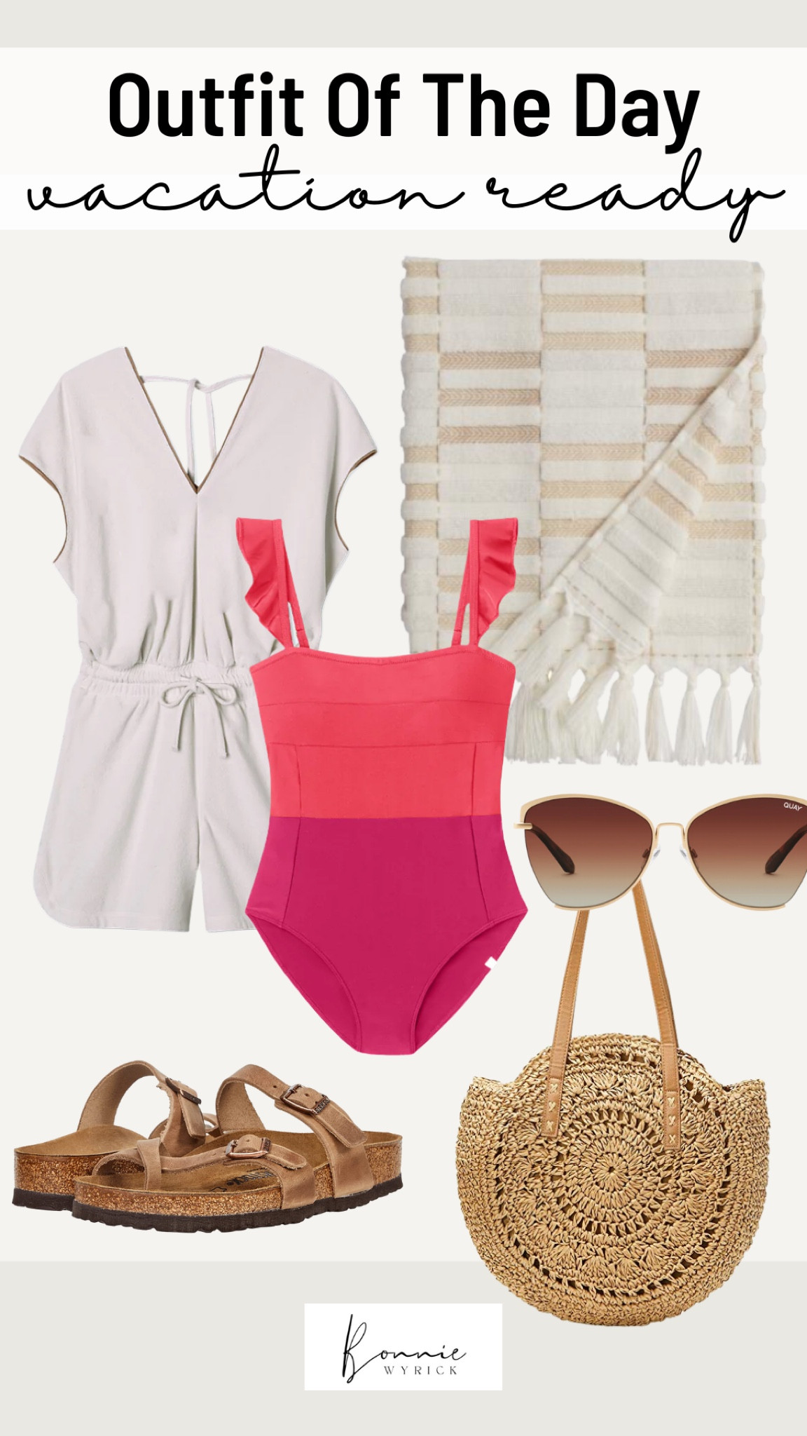 Spring Break Outfit of the Day 😎 Packing for your beach vacation? Check out this fun and flirty beach outfit with size inclusive swimwear. ☀️ Midsize Swimsuit | Sunglasses | Beach Towel | Tote Bag | Beach Bag | Swimsuit Coverup | Vacation OOTD

#LTKtravel #LTKcurves #LTKswim