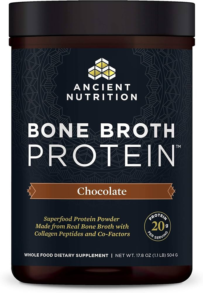 Ancient Nutrition Protein Powder Made from Real Bone Broth, Chocolate, 20g Protein Per Serving, 2... | Amazon (US)