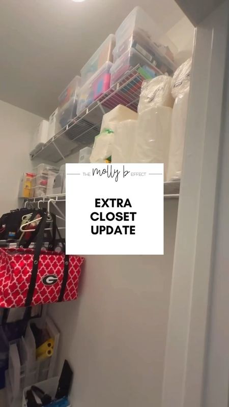 A spare closet can truly become a nightmare and a catch-all space… not this one! Backstock and keepsakes + kids paperwork now have a system. This mama can breathe a little easier knowing exactly where everything goes!
.
.
@thecontainerstore 
@amazon
@curverofficial
.
.
.
#StorageClosetOrganization #MaximizeSpace #DeclutterAndOrganize #StorageSolutions #NeatStorage #OrganizedLiving #ClosetSpace #TidyHome #StorageInspiration #SpaceOptimization #GetOrganized #Reels #IGReels #IGDaily #ReelsOfInstagram #ReelsVideo

#LTKfindsunder100 #LTKfamily #LTKkids