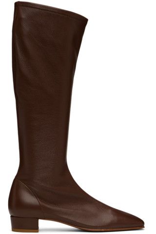 Brown Edie Boots | SSENSE